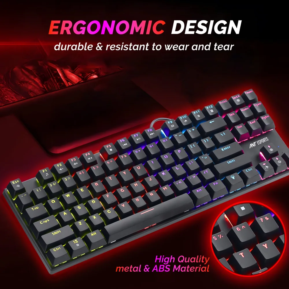 Ant Esports USB Mechanical Gaming RGB Keyboard (Scorpion MK20) view 5